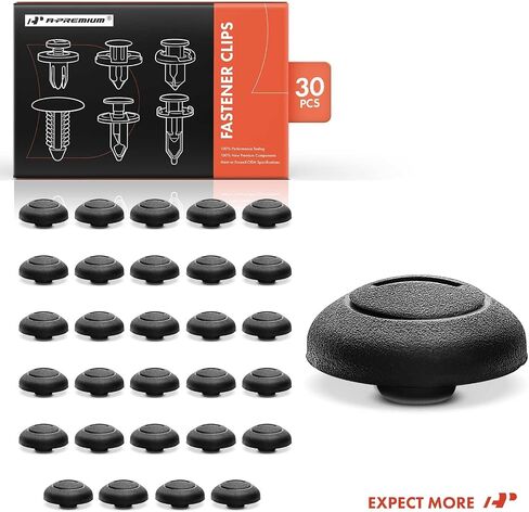 A-Premium 50 PCS Nylon Rear Fender Liner Nut Mud Guard Car Retainer Fastener Push Pin Clip Compatible with Hyundai Elantra, Accent, Tucson, Genesis, Veloster, Equus, Genesis Coupe, Santa Fe, Kia Sonto in Saudi Arabia