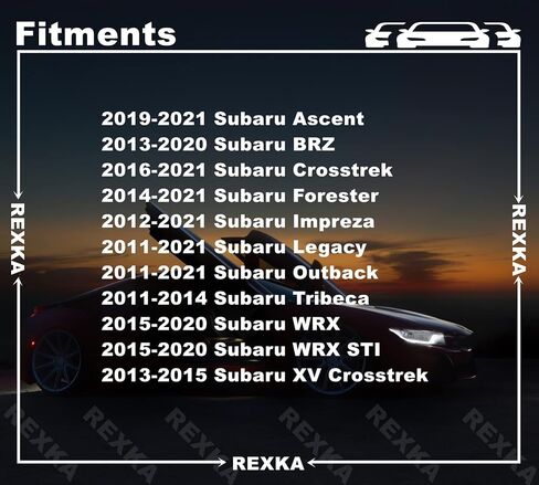 20 قطعة من مشبك تثبيت بطانة الحاجز من Rexka لسوبارو 909140068 Ascent، BRZ، Crosstrek، Forester، Impreza، Legacy، Outback، STI، Tribeca، WRX in Saudi Arabia