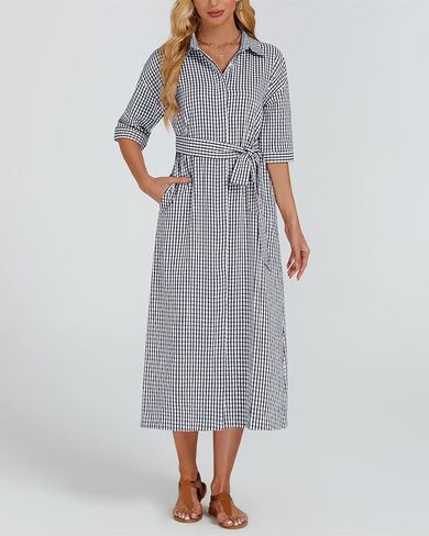 نصف الأكمام للسيدات منقوشة Midi Twist in Kuwait