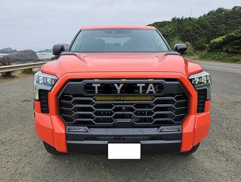 عدسة فلتر صفراء انتقائية 2500K من iJDMTOY، متوافقة مع Toyota 2022-up Tundra، 2023-up Sequoia TRD Pro OEM Grille Lightbar (تصميم غير دائم، سهل الارتداء والخلع) in Saudi Arabia