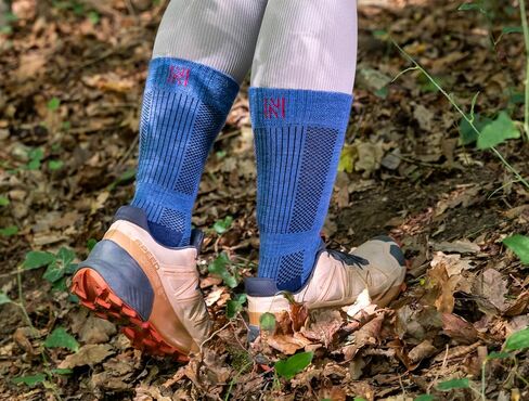 NORFOLK Leonardo Hiking, Trekking Merino Wool Mid Weight Cushioned Crew Diabetic friendly Socks, for Men and Women, 4 pack in Saudi Arabia