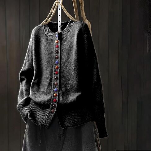 Cashmere Sweaters for Women Button Down Cardigans Soft Cozy Lightweight Wool Knit Tops 2025 Fall Winter Clothing in Saudi Arabia