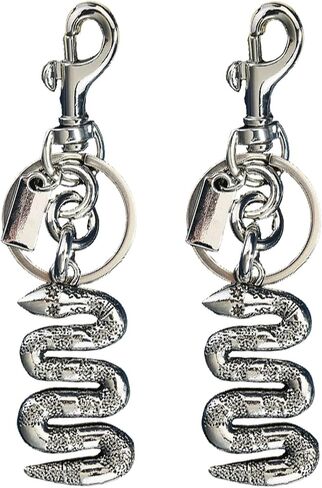 Cute Snake Keychain Car Accessories Key Clip Bag Charms Purse Charm For Handbags Keychain For Women in Saudi Arabia