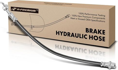 A-Premium Rear Driver or Passenger Brake Hydraulic Hose Compatible with Lexus Models - GS300 2006, GS350/GS450H 2007-2011, GS430 2006-2007, GS460 2008-2011 - Replace# 9094702D88 in Saudi Arabia