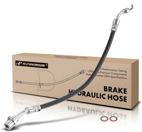 A-Premium Front Driver Brake Hydraulic Hose Compatible with Select Lexus Models - GS300 2006, AWD Only - Replace# 9094702E03 in Saudi Arabia