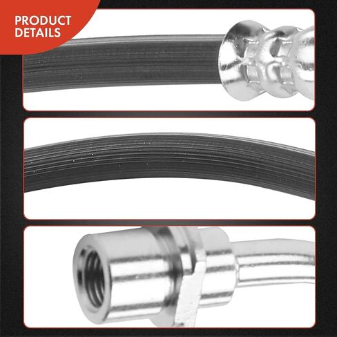 A-Premium Front Driver Brake Hydraulic Hose Compatible with Select Lexus Models - GS300 2006, AWD Only - Replace# 9094702E03 in Saudi Arabia