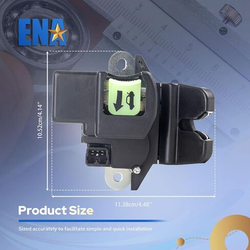 ENA 81230-A7030 Rear Tailgate Trunk Latch Lock Actuator Compatible with Kia Forte Forte Koup 2013-2018 1.6L 1.8L 2.0L L4 Liftgate Tail Gate Latch Locks Actuator Motor Rear Door Hatch Lock Assembly in Saudi Arabia