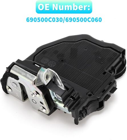 X AUTOHAUX استبدال المحرك الخلفي الأيمن لقفل الباب من جانب الركاب لسيارة Toyota Tundra 2007-2012 لسيارة Toyota Sequoia 2008-2012 مجموعة محرك مزلاج الباب رقم 690500C030 أسود in Saudi Arabia