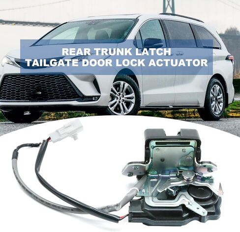 6911008020 Rear Trunk Latch Tailgate Door Lock Actuator, Replacement for Toyota Sienna Mini Cargo Van Mini Passenger Van 2004-2010, Replaces 69110-08020 DLA655 in Saudi Arabia