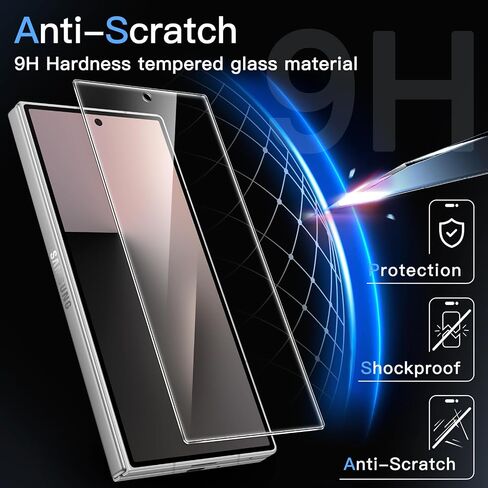 واقي شاشة أمامي JETech لهاتف Samsung Galaxy Z Fold 5، طبقة من الزجاج المقسى مع أداة تركيب سهلة، صديق للحافظة، شفاف عالي الدقة، 3 عبوات in Saudi Arabia