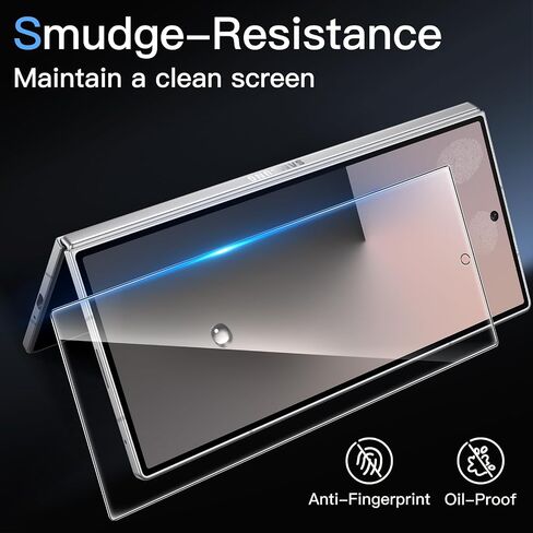 واقي شاشة أمامي JETech لهاتف Samsung Galaxy Z Fold 5، طبقة من الزجاج المقسى مع أداة تركيب سهلة، صديق للحافظة، شفاف عالي الدقة، 3 عبوات in Saudi Arabia