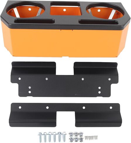 UTV Drink Holder Console with Versatile Phone Storage for 1.25in to 1.5in Diameter Bars (Yellow) in Saudi Arabia