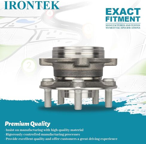 IRONTEK Front Wheel Bearing and Hub Assembly (5Lug w/ABS) 513287 Compatible for 2010-2015 Toyota Prius 2011-2017 Lexus CT200h 2012-2015 Toyota Prius Plug-in 1 PCS in Saudi Arabia