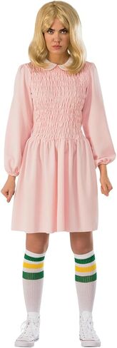 Rubie's Women's Stranger Things Season 1 Short Sleeve Eleven Costume Dress in Saudi Arabia