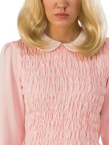 Rubie's Women's Stranger Things Season 1 Short Sleeve Eleven Costume Dress in Saudi Arabia