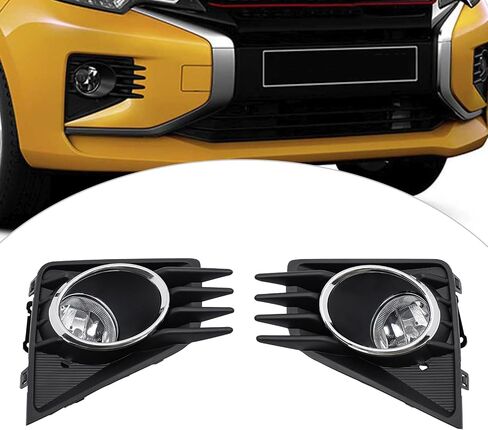 Halogen Fog Lamp Set for 2020-2022 Mitsubishi Attrage Mirage G4 LA Sedan, Pair of Front Left & Right Fog Lights Replacement in Saudi Arabia