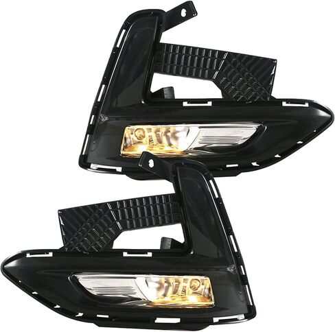 WFLNHB Driver and Passenger Side Fog Lights Assembly Replacement for 2020 2021 Nissan Sentra Clear Lens with Fog Light Covers + Wiring Harness + Switch Kits in Kuwait