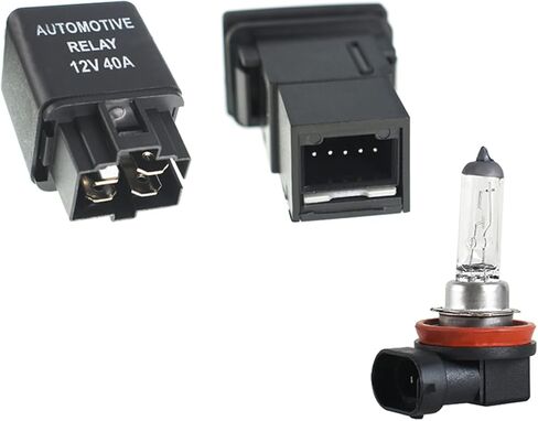 WFLNHB Driver and Passenger Side Fog Lights Assembly Replacement for 2020 2021 Nissan Sentra Clear Lens with Fog Light Covers + Wiring Harness + Switch Kits in Kuwait