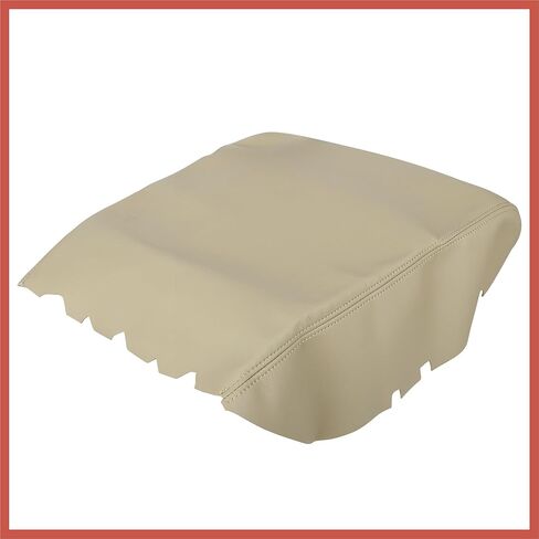 ACROPIX Car Center Console Lid Armrest Seat Box Cover Protector Replacement Microfiber Leather for Toyota Tundra 2008-2013 Beige Car Parts in Saudi Arabia