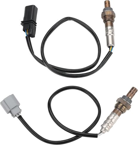 JDMON 2PCS Oxygen O2 Sensor Upstream Downstream Replacement for 2009-2012 Hyundai Sonata L4 2.4L, 2011-2013 Kia Optima Compatible with 250-24913, 250-25017 in Saudi Arabia