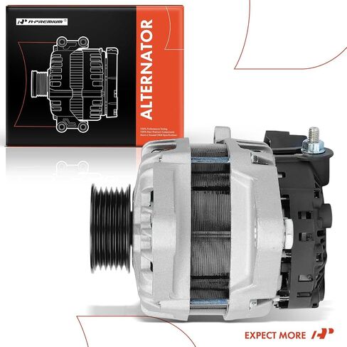 A-Premium Alternator Compatible with Kia - 2010-2011 - Soul1.6L, 12V 90Amp 6-Groove Pulley Clockwise, Replace# 37300-2B101 in Saudi Arabia