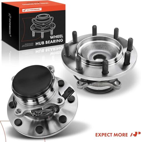 A-Premium 2 × محمل العجلة الأمامية ومجموعة المحور مع ABS و8 عروات متوافقة مع Nissan NV1500 2012-2019، NV2500 2012-2019، NV3500 2012-2019 in Saudi Arabia