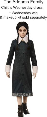Rubies Girl's Addams Family Animated Movie Wednesday Costume, Small in Saudi Arabia
