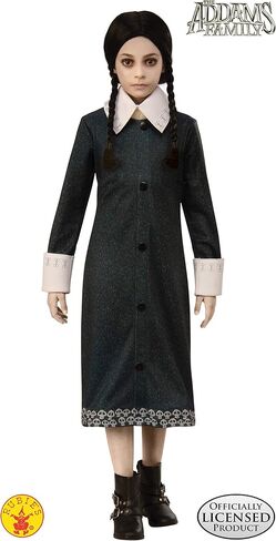Rubies Girl's Addams Family Animated Movie Wednesday Costume, Small in Saudi Arabia