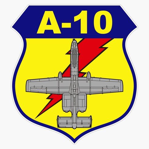 A-10 Hog Window Bumper Sticker Decal 5" in Saudi Arabia