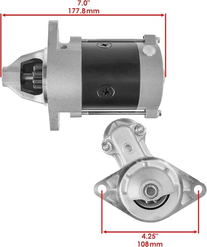 Caltric Starter Compatible with Kawasaki Engine Fe250D Fe290D Fe350D Fe400D Fe-400D in Saudi Arabia