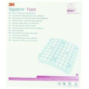 3M™ Tegaderm™ High Performance Foam Non-Adhesive Dressing, 90601, 4 in x 4 in (10 cm x 10 cm), 10/ct 4ct/Case