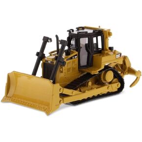 Diecast Masters 1:64 Caterpillar D6R XL Bulldozer, Play & Collect Series Cat Trucks & Construction Equipment | 1:64 Scale Model Diecast Collectible Model 85691