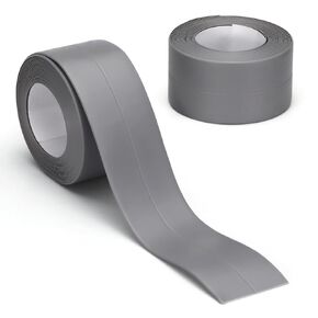 LELE LIFE 2 Rolls Caulk Tape Waterproof Self Adhesive, Toilet Caulk Strip Sealant Tape Sealing Strip for Bathroom, Kitchen, Shower, Bathtub Caulking Tape, 1.5" x 10.5Ft, Beige