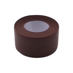 Begino Waterproof Caulk Tape Sealant Strip, 1.5"W x 10.5'L PVC Sealing Tapes for Kitchen Bathroom Bathtub Countertop Toilet Sink (Brown)