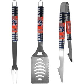 NCAA Siskiyou Sports Fan Shop Auburn Tigers Tailgater BBQ Set 3 piece Team Color
