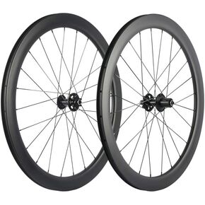 SUPERTEAM Carbon Disc Wheelset 50C-25 Clincher Center Lock 12 * 100 Thru Axle