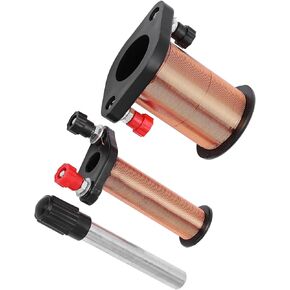 Electromagnet Kit, Electromagnetic Induction Solenoid Primary Coil Induction Coil for Teacher for Physics Teaching