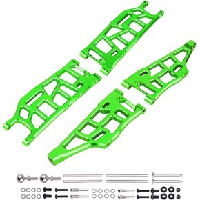 أذرع سفلية من الألومنيوم من HobbyPark لـ Arrma Kraton، Notorious، Talion، Outcast 6S ترقيات أمامية وخلفية (4 عبوات) (أحمر) in Saudi Arabia