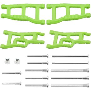 OGRC 4-Pack Plastic Front & Rear Suspension A-Arms for Traxxas 1/10 Slash 2WD F-150 Replacement of 2555 3631 (Green)