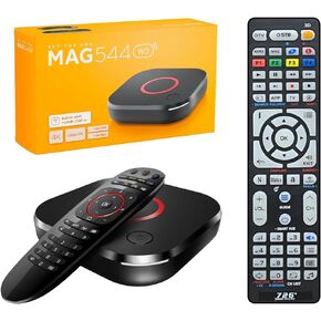 MAG 544 W3 4K Wi-Fi Linux TV Box 2023 Built-in Dual Band 2.4G/5G + Bonus MAG Luminous Remote