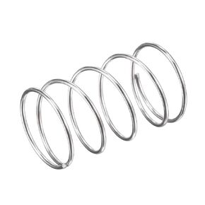 uxcell Compression Spring,304 Stainless Steel,18mm OD,1mm Wire Size,9mm Compressed Length,50mm Free Length,5.9N Load Capacity, Silver Tone,5pcs