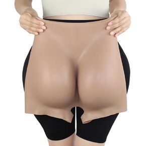 NSSZNUS Women Shapewear Control Panties Silicone Butt Lifter Panties Fake Buttock Underwear Hip Padded Enhancer