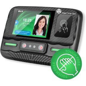 Badge + Face + Palm scan time Clock with Online Reporting (Model #CB4100)