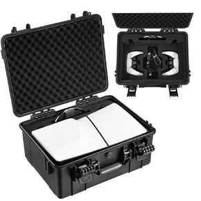 ZENACCE Hard Shell Carrying Case Compatible with PS5 Slim, Waterproof Travel Case Holds 2023 PlayStation 5 Slim Console, DualSense Controllers, Vertical Base Accessories