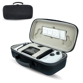 XINGFUDAO Hard Case for ASUS ROG Ally 7" 120Hz Gaming Handheld, ROG Ally Game Console Organizer with Large Capacity, Portable Carrying Bag for Rog Ally Gaming Accessories (Gray)