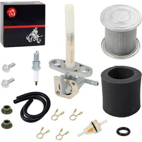 Air Filter HOLDER Kit + Fuel Valve Petcock kit For Honda XR80R XR100R CRF80F CRF100F 1985-2013