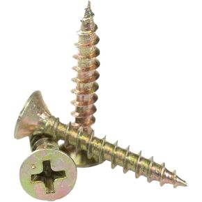 Thokko Zinc Coated Coarse Thread Countersunk Phillips Heavy Duty Wood/Self Drilling Drywall Screws with Bugle Head (#7 x 2 in., 150) in Kuwait