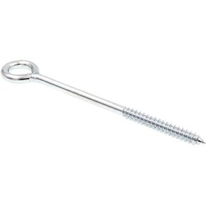 Prime-Line 9067960 Screw Eye, Lag Thread, 3/8 in X 8 in, Zinc Plated Steel, Pack of 10