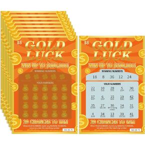 8 Pack Pregnancy Announcement Scratch Off Cards - Funny Pregnancy Reveal Fake Lottery Tickets, Idea Prank for Baby Announcement to Parents