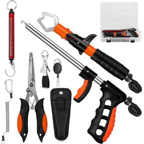 Tuenort Multifunctional Fishing Tools Set, Fishing Pliers, Fish Hook Remover, Fish Lip Gripper, Handheld Digital Fishing Scale (Not Included Battery), Fishing Gear, Fishing Gifts for Men Dad in Kuwait